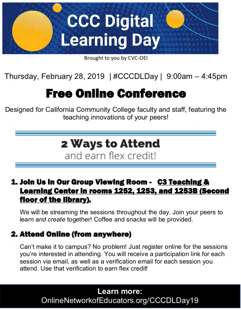 CCC Digital Learning Day