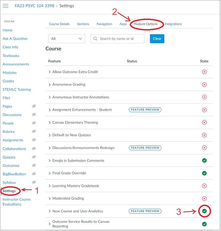 Screen shot for Step 1, 2 and 3.